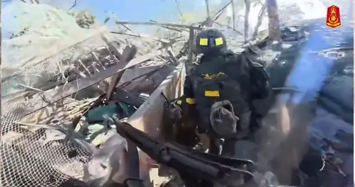 泰军攻下柬方向水牛城堡和350山头视频