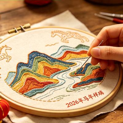 光英的暖心：治愈手作： 银针引彩线，绣尽