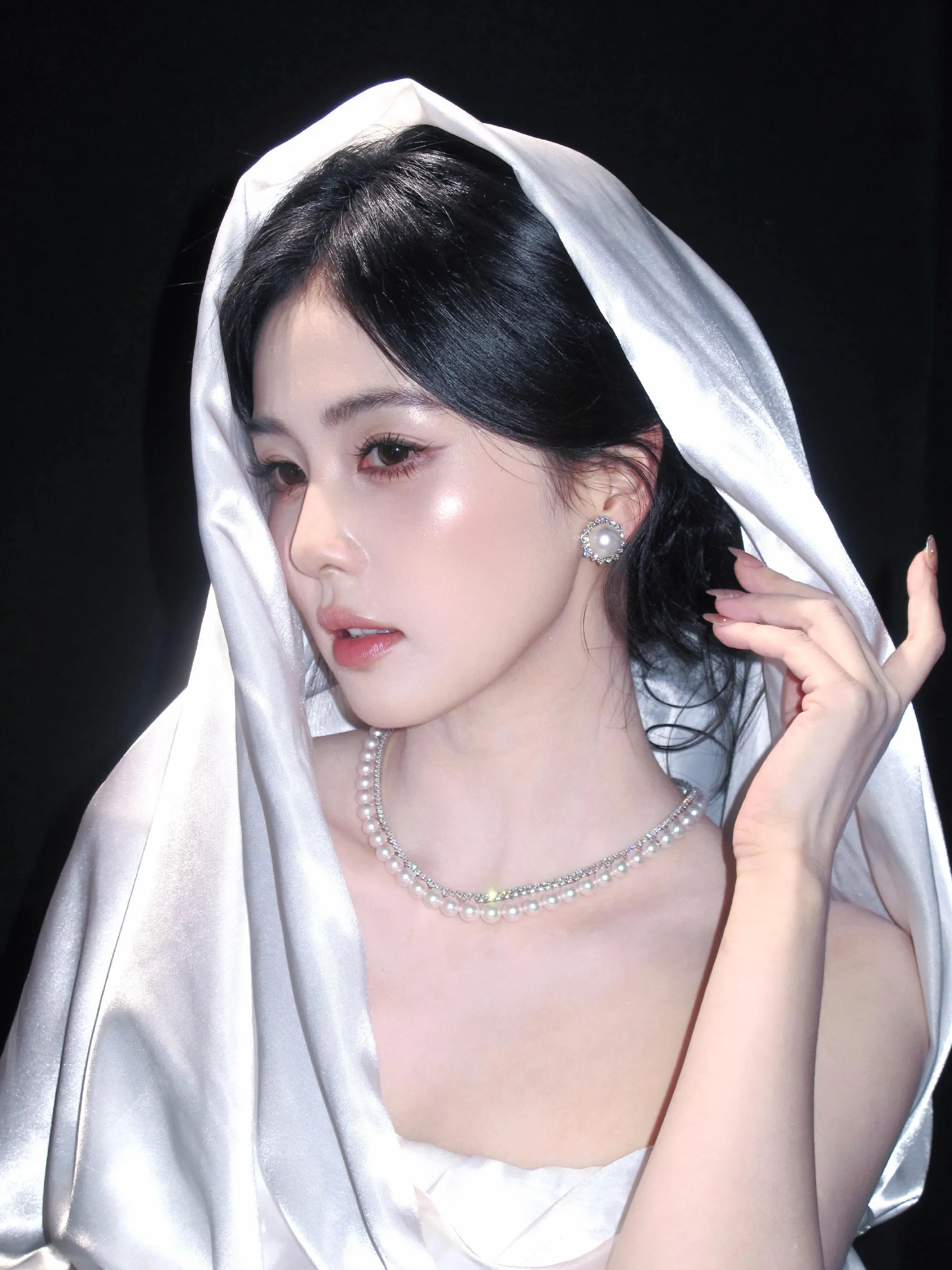 OMG！真正的珍珠少女来啦～🤍 白鹿珍珠少女
