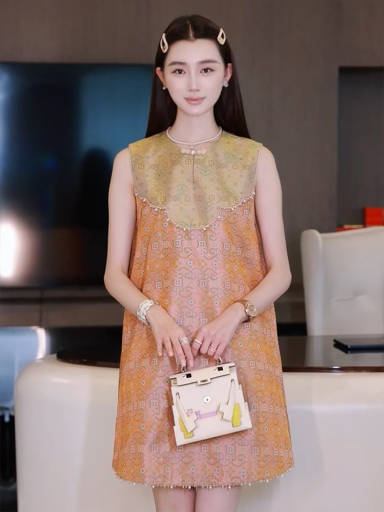 独特新中式女装国风气质高级感超好看连衣裙女夏季2025年新款裙子