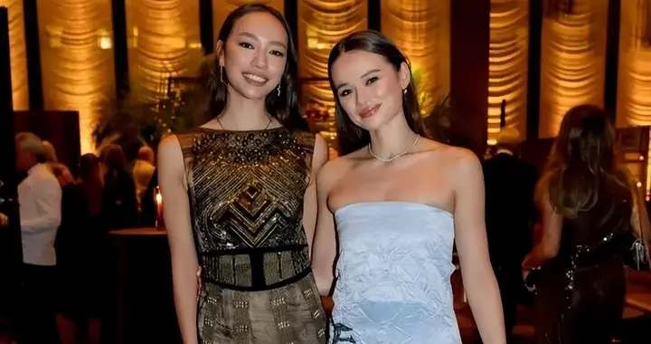 邓文迪小女儿真漂亮！22岁身高超180cm又苗条，眼神凌厉超模脸