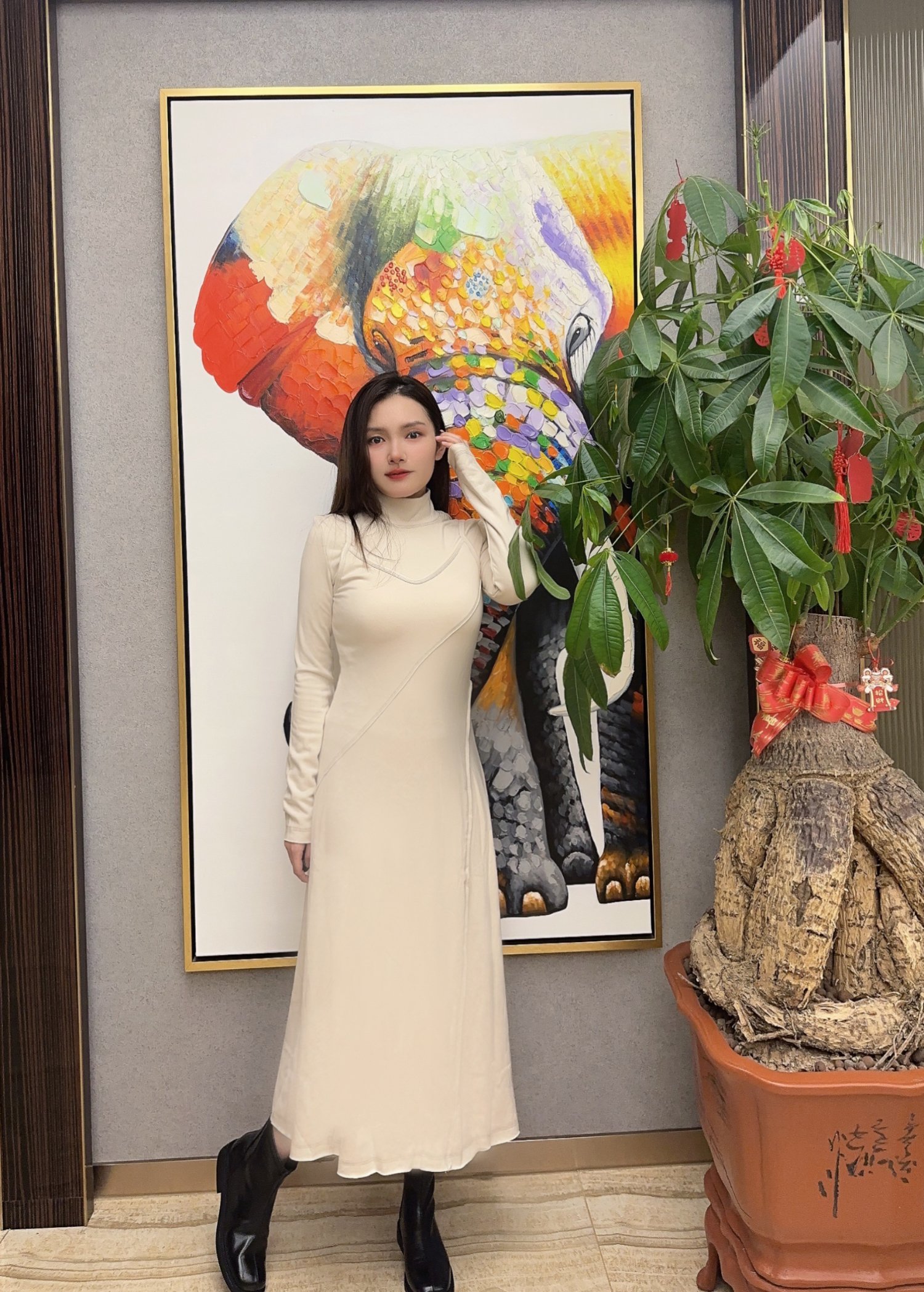 适合各种外套的万能打底裙