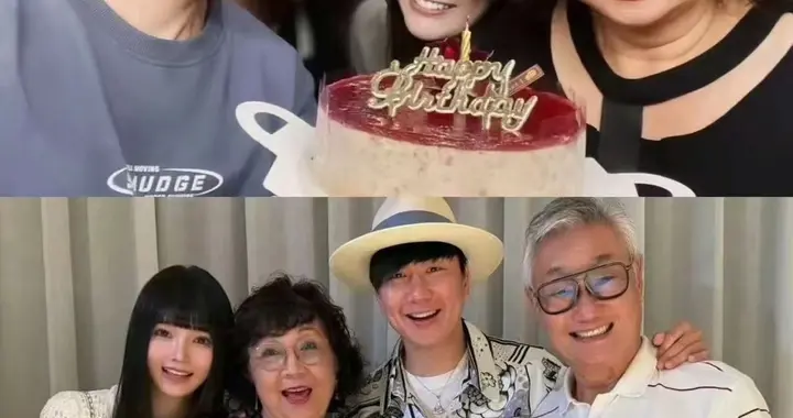 林俊杰流水的前女友，铁打的生日照，网友辣评：同一个寿宴剧