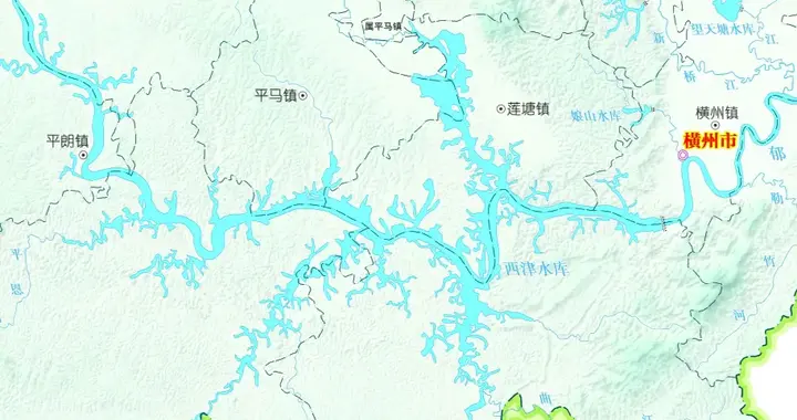横州八大水库排名，六蓝水库居第二，最大水库是平陆运河起点