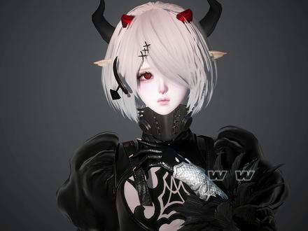【060】doll感小恶魔·捏脸分享❗️ 萌萌的bjd娃娃即视感～