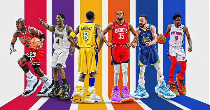 NBA历史签名鞋数量排名：库里13双第9，詹姆斯43双力压乔丹科比