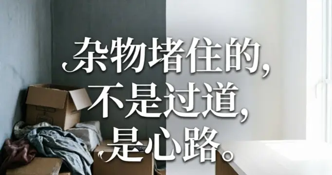 【每日一诀·099】屋内多杂物，财神不入户