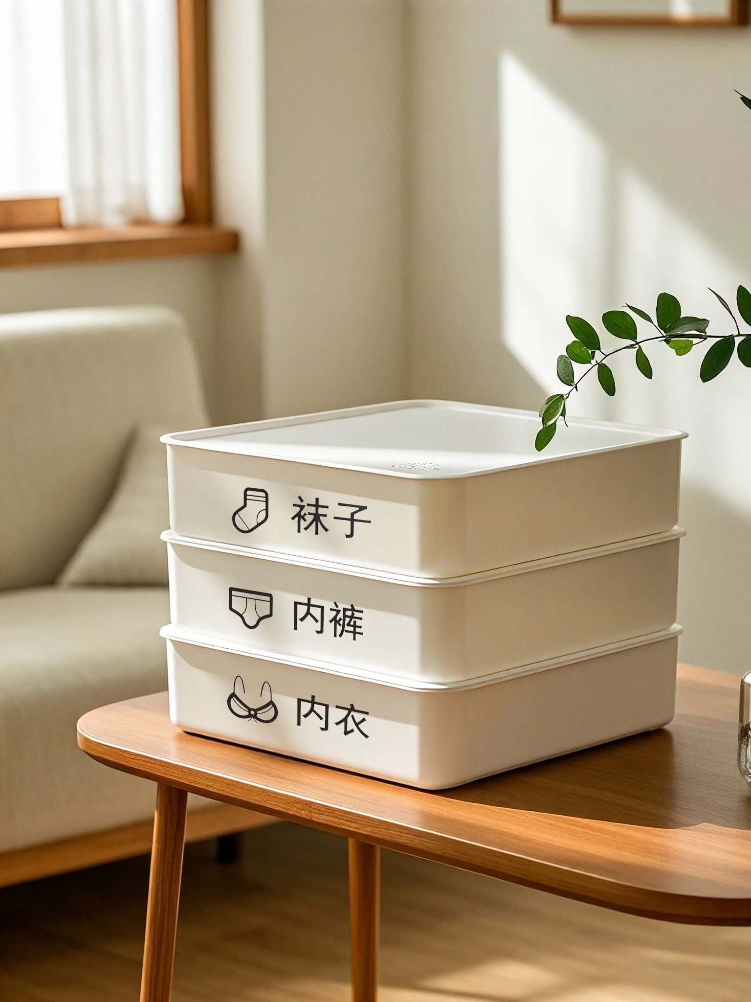 佳帮手内衣收纳盒分格大容量带盖懒人必备