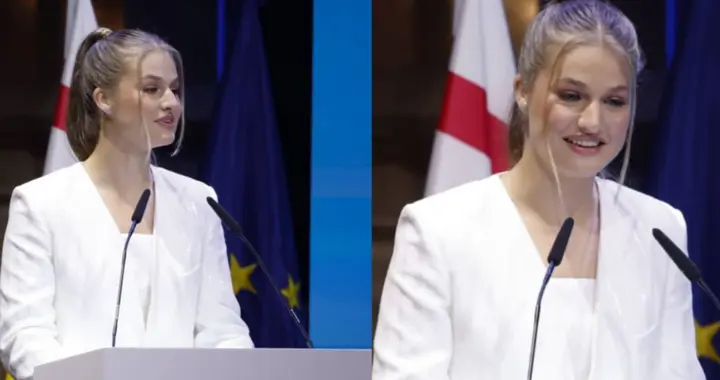 放飞自我！莱昂诺尔公主新露面，西装配凉鞋成亮点，引领新潮流？