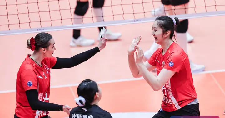 范赖克28分！半决赛第二回合上海女排3:1山东技术统计