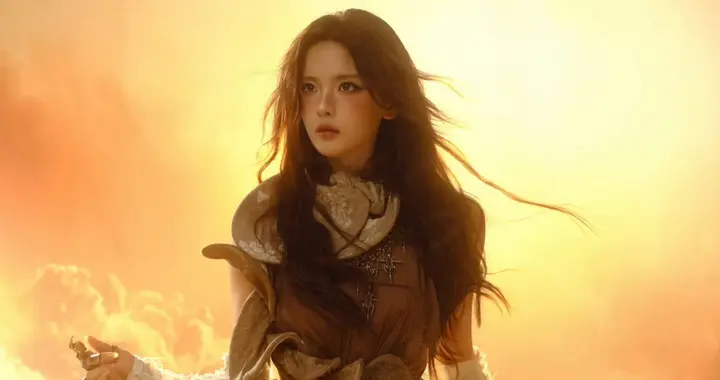 杨超越两造型极致反差，荒漠飒爽与民族古韵皆出彩！