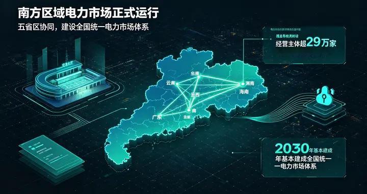 南方区域电力市场正式运行！全球最大电力超市来了