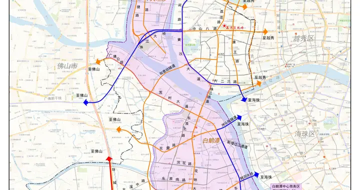 荔湾十五五规划：新增荔湾南北片、荔湾与海珠/白云重要过江通道