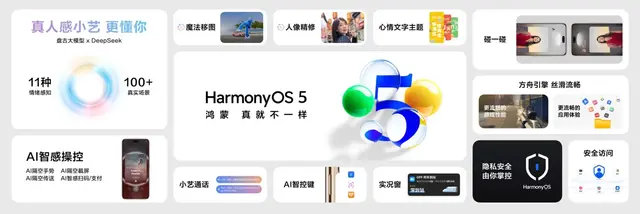 华为nova 14系列发布：鸿蒙 5全新AI修图功能实用升级