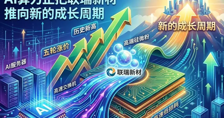 覆铜板五轮涨价背后：AI算力正把联瑞新材推向新的成长周期