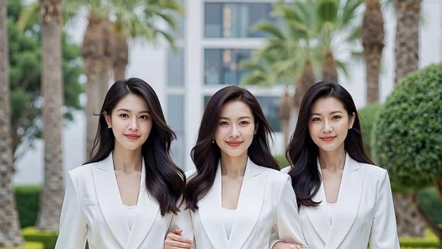 健康蓝天6l8k：三大美女本就皮肤白的发