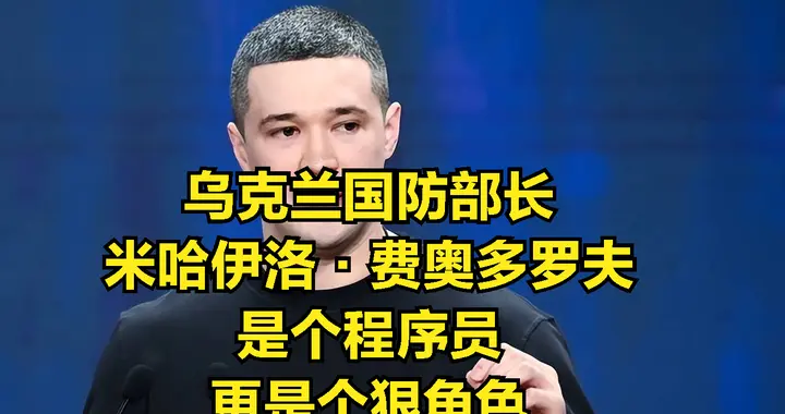 乌克兰程序员当国防部长，半年战果骇人，彻底把大毛打懵了！