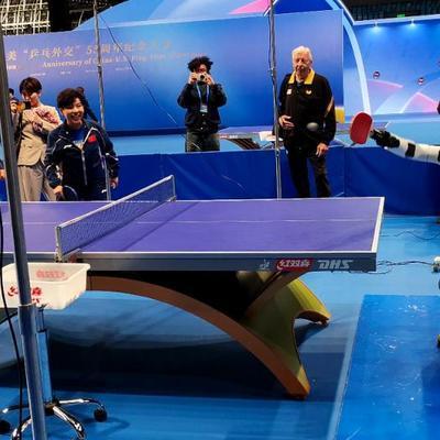 天下无敌第一大帅：智元机器人闪耀中美乒乓