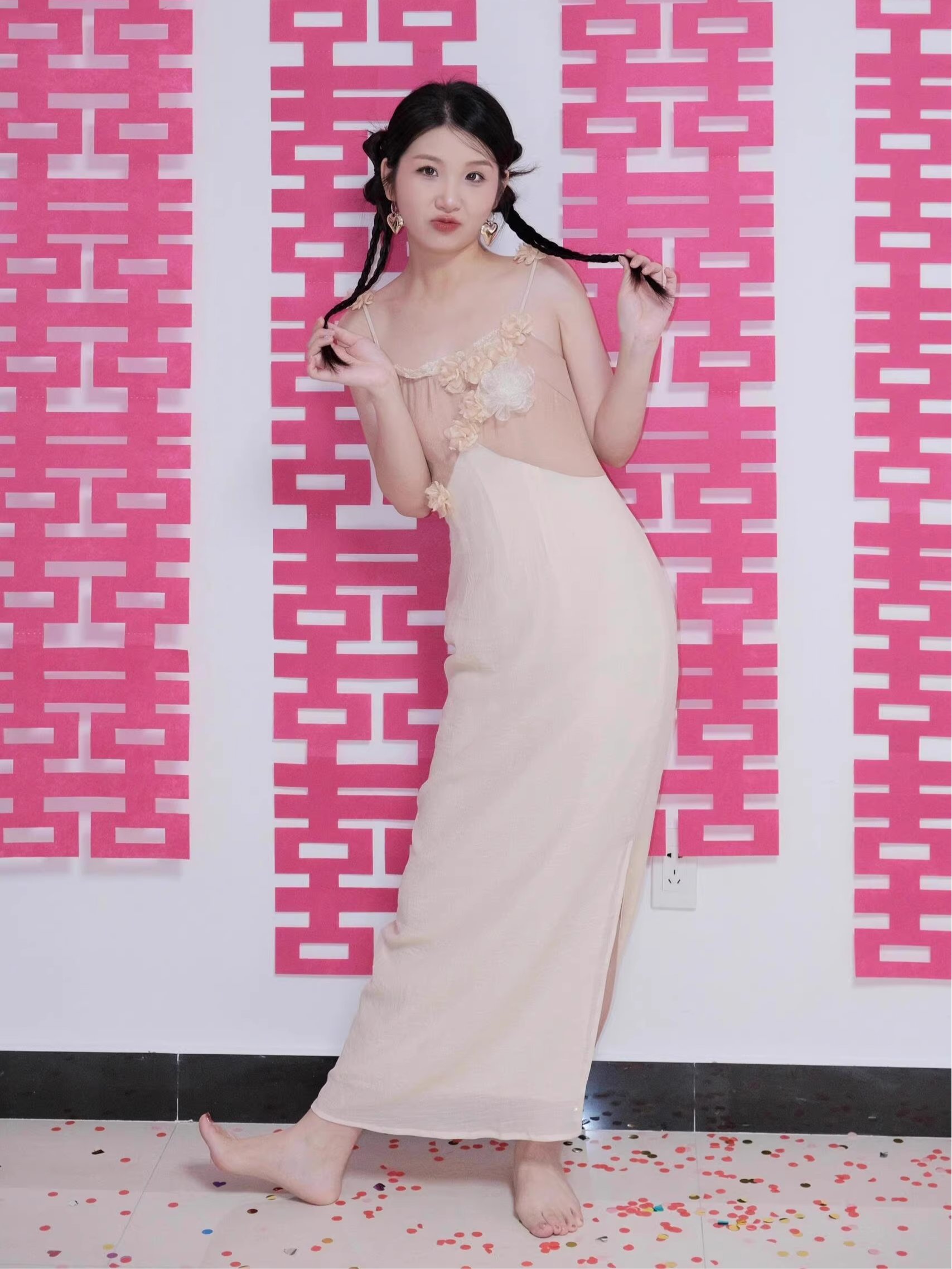 海边度假小众设计感仙女裙订婚礼服