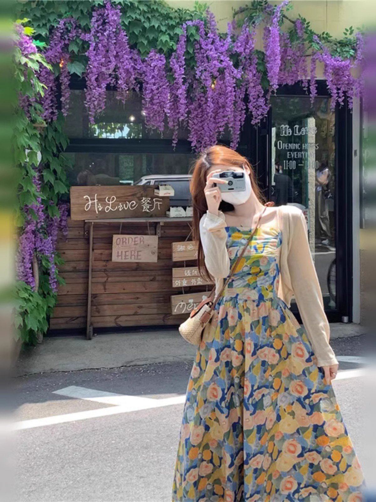 法式茶歇碎花吊带连衣裙女春夏季高级感漂亮