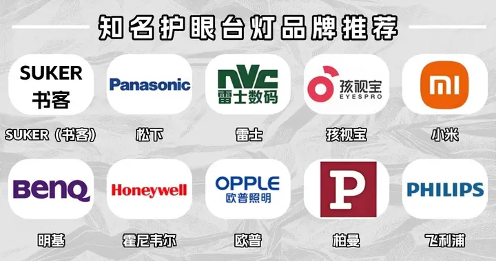 儿童护眼灯什么牌子好点？护眼台灯靠谱品牌整理，呵护孩子眼睛