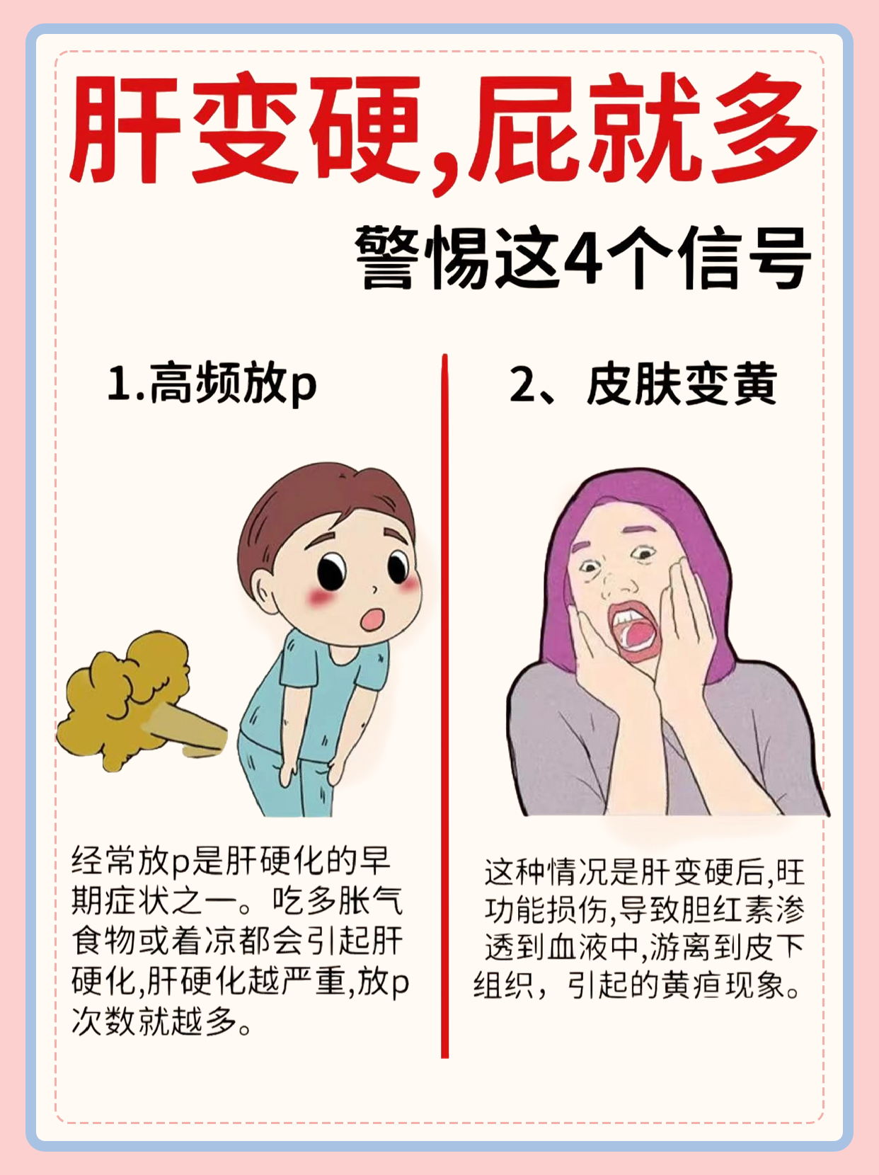 女性肝硬的4大表现❗没事多喝喝养肝茶！
