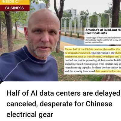 简言：老外：一半的人工智能数据中心项目