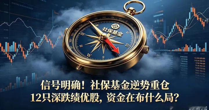 信号明确！社保基金逆势重仓12只深跌绩优股，资金在布什么局？