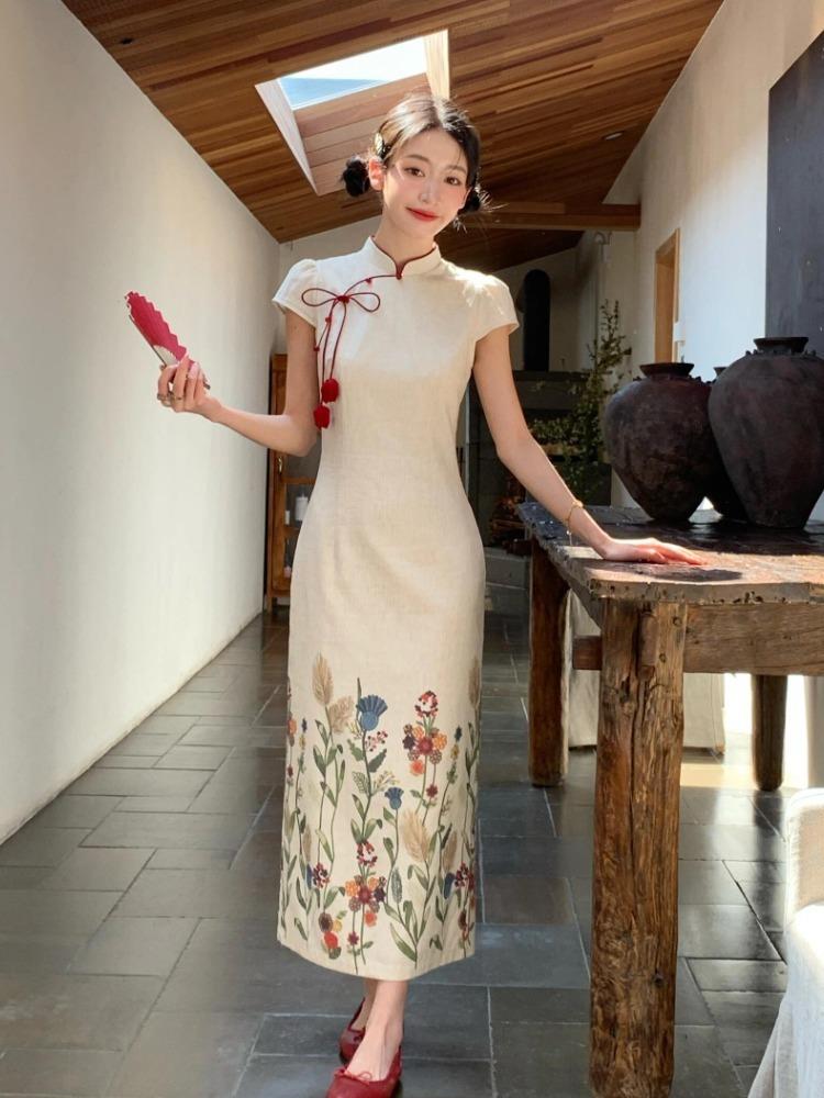 绝美新中式国风裙子