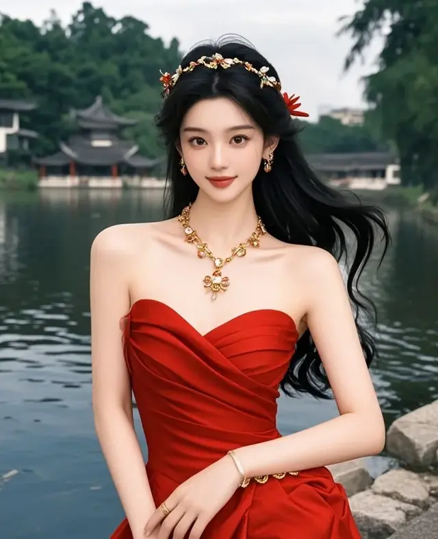 红裳映湖，古韵流芳