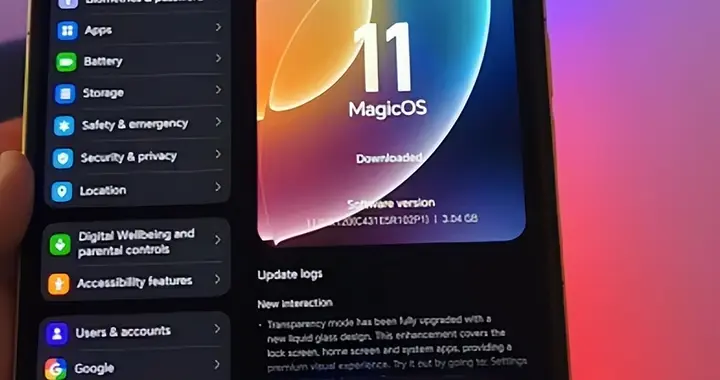 MagicOS 11月升级预告：双卡堆叠，老机型也有份