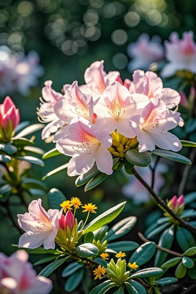 杜鹃花：山野泼朱色作画，四季调红晕为诗