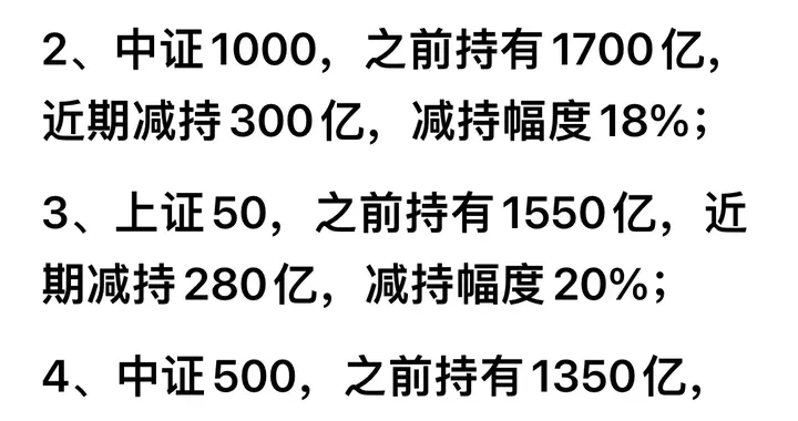 为何一直减持ETF呢？