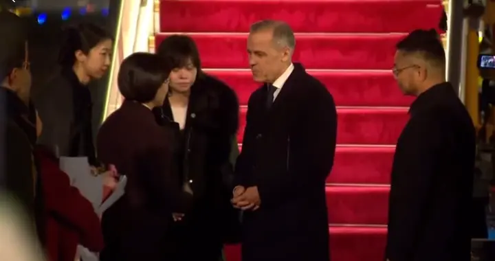 卡尼抵达北京！称建立新的伙伴关系，中文翻译穿毛绒领口棉服好暖