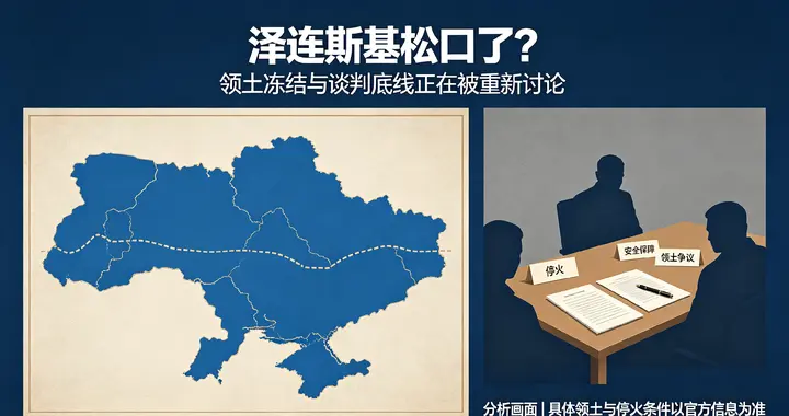 泽连斯基扛不住了？这次乌克兰能结束战争吗？