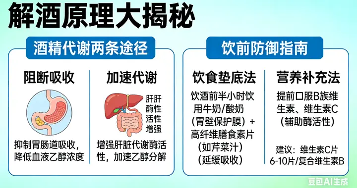 酒局不倒翁养成记：科学解酒秘籍，助你千杯不醉！