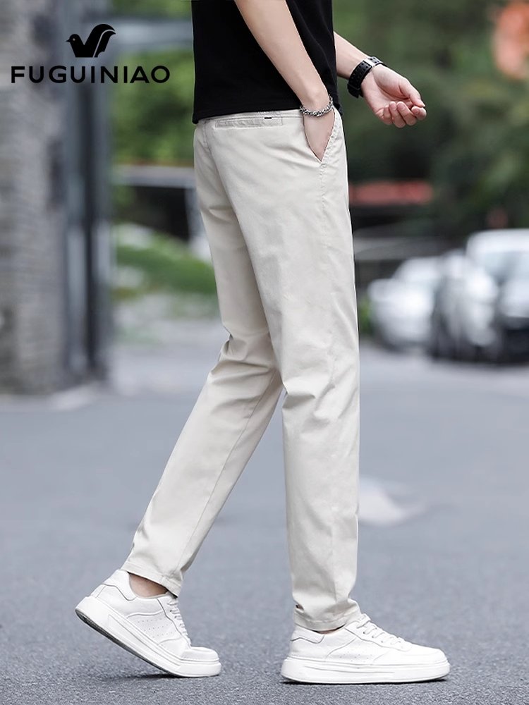 富贵鸟春季新款休闲裤男