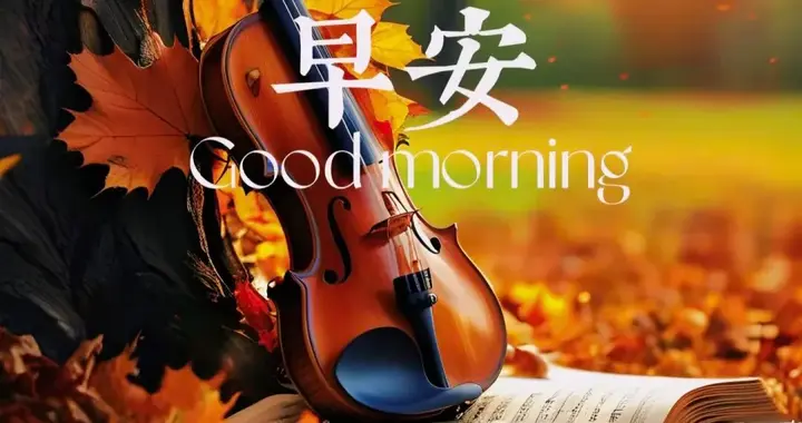 秋风拂去疲惫，晨光点亮期许，早安，愿你眼里有风景，心中有方向