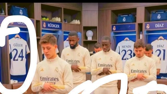 西甲二人转：皇马球员在更衣室祈祷？球迷