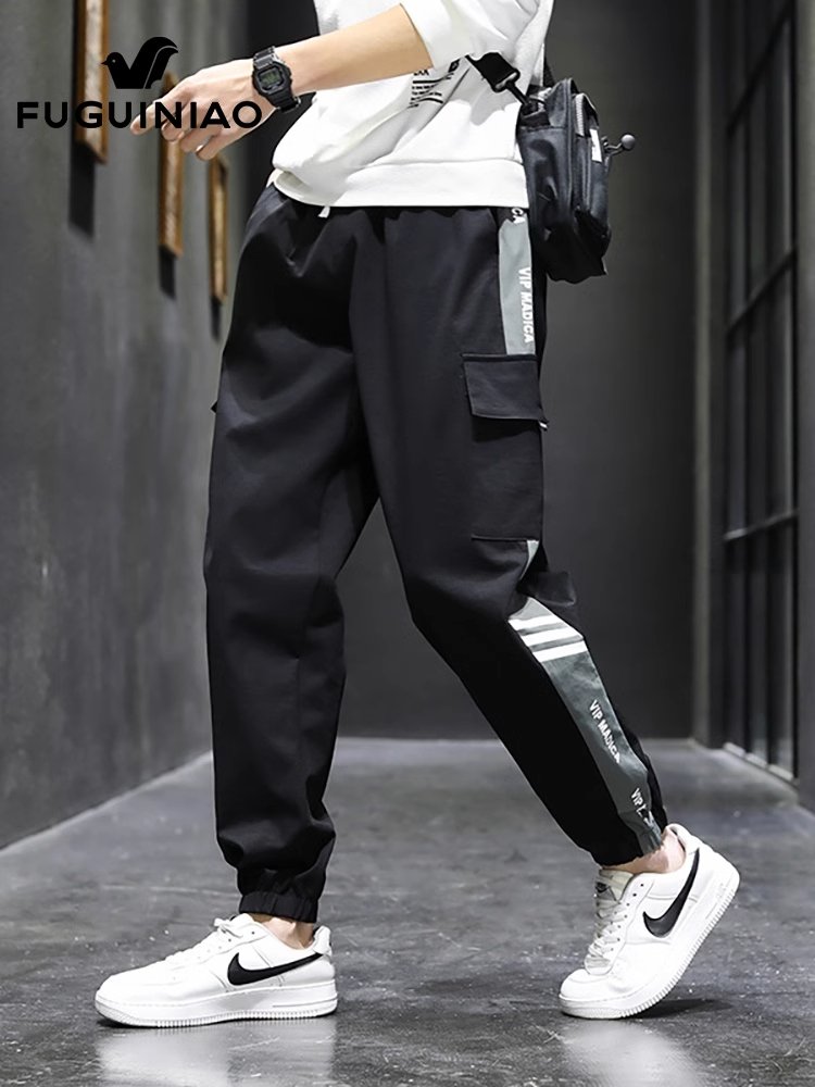 男士秋季穿搭工装卫裤男