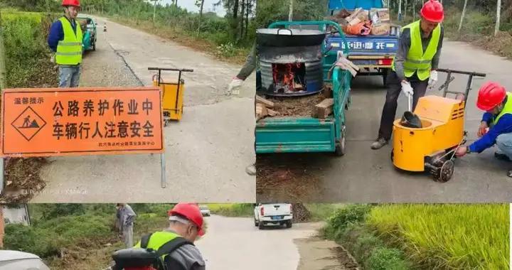 快讯】湖北武穴：国庆我在岗，坚守养护一线的农村公路人