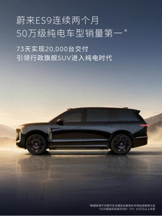 均价突破55万，蔚来ES9撕开BBA垄断的豪华商务赛道