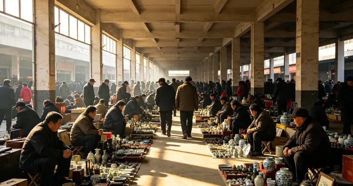 德州古玩交流会：人潮挤爆现场，捡漏与踩坑咋选？
