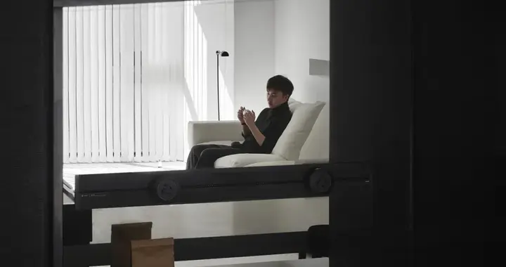 江苏苏州140㎡致简黑白丨FF Design