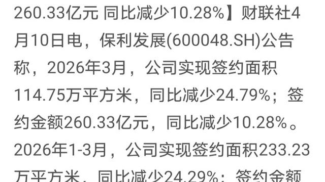 豫见醉美的风景：保利发展怎么了，3月份新