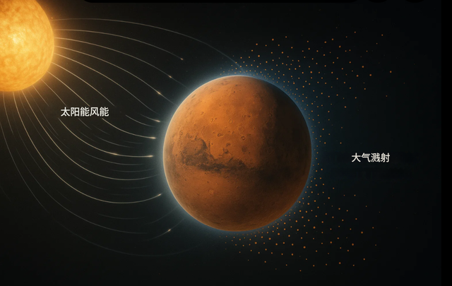 火星大气逃逸之谜：科学家首次直接观测到火星大气溅射现象