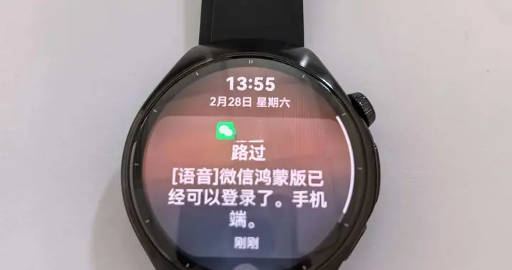 你怎么知道我的鸿蒙手表可以扫码登录微信了？