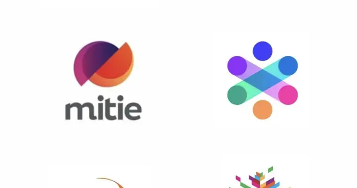 绚丽多彩的logo，潮流设计