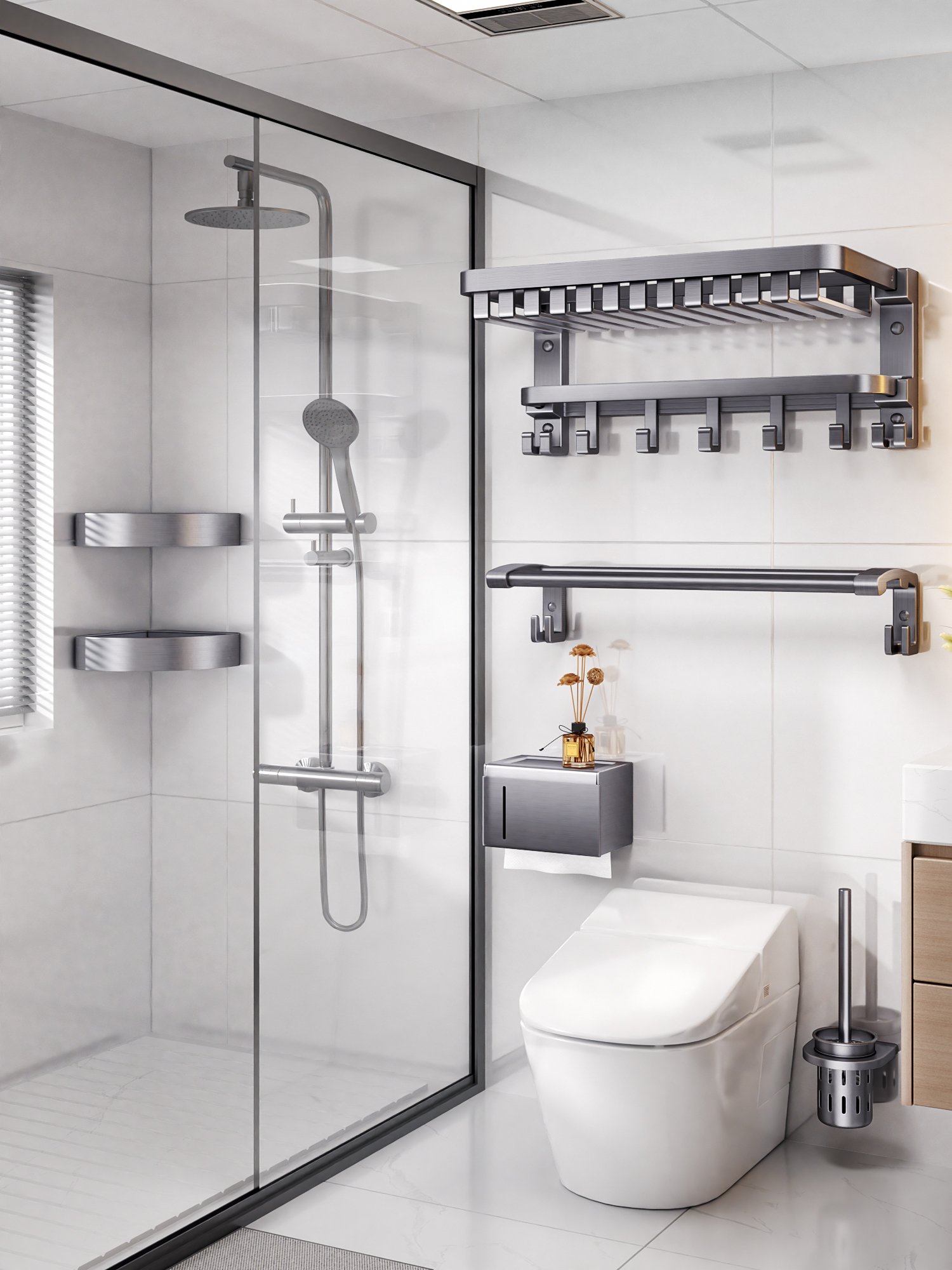 小浴室空间，如何布局使用更方便