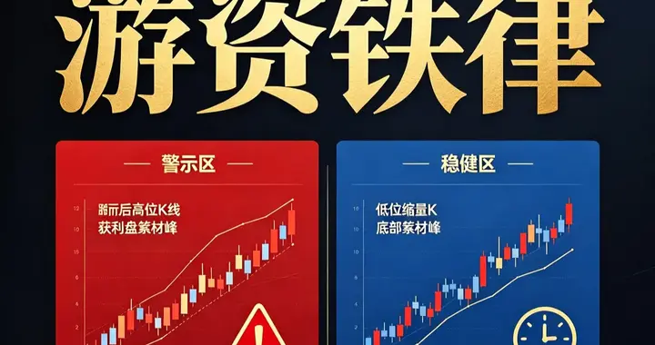 游资铁律：1、不要在股价高位做长线。2、不要在股价低位做短线